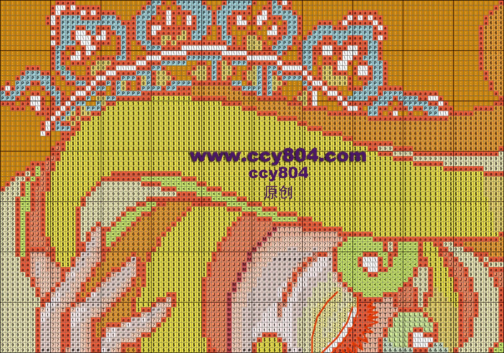 Schema punto croce Art-Sweet-Smile3