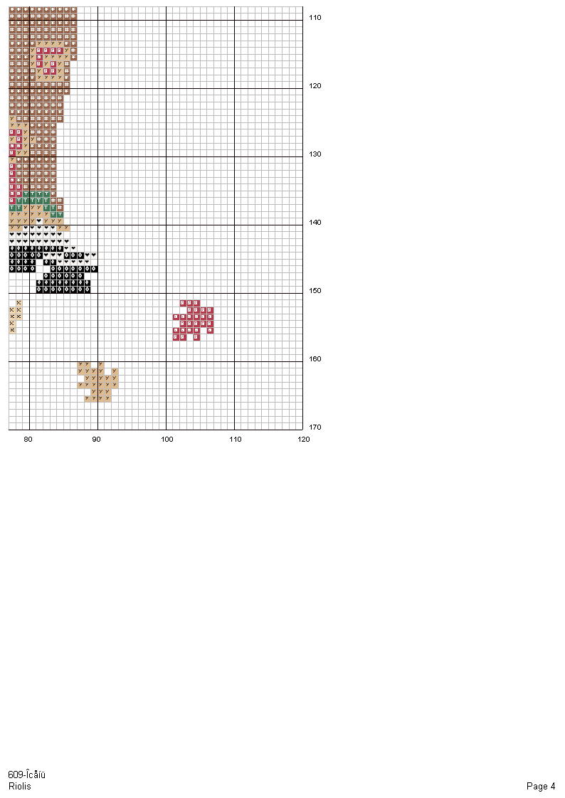 Schema punto croce Autunno 5