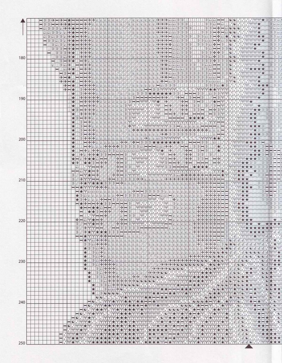 Schema punto croce Diana 2