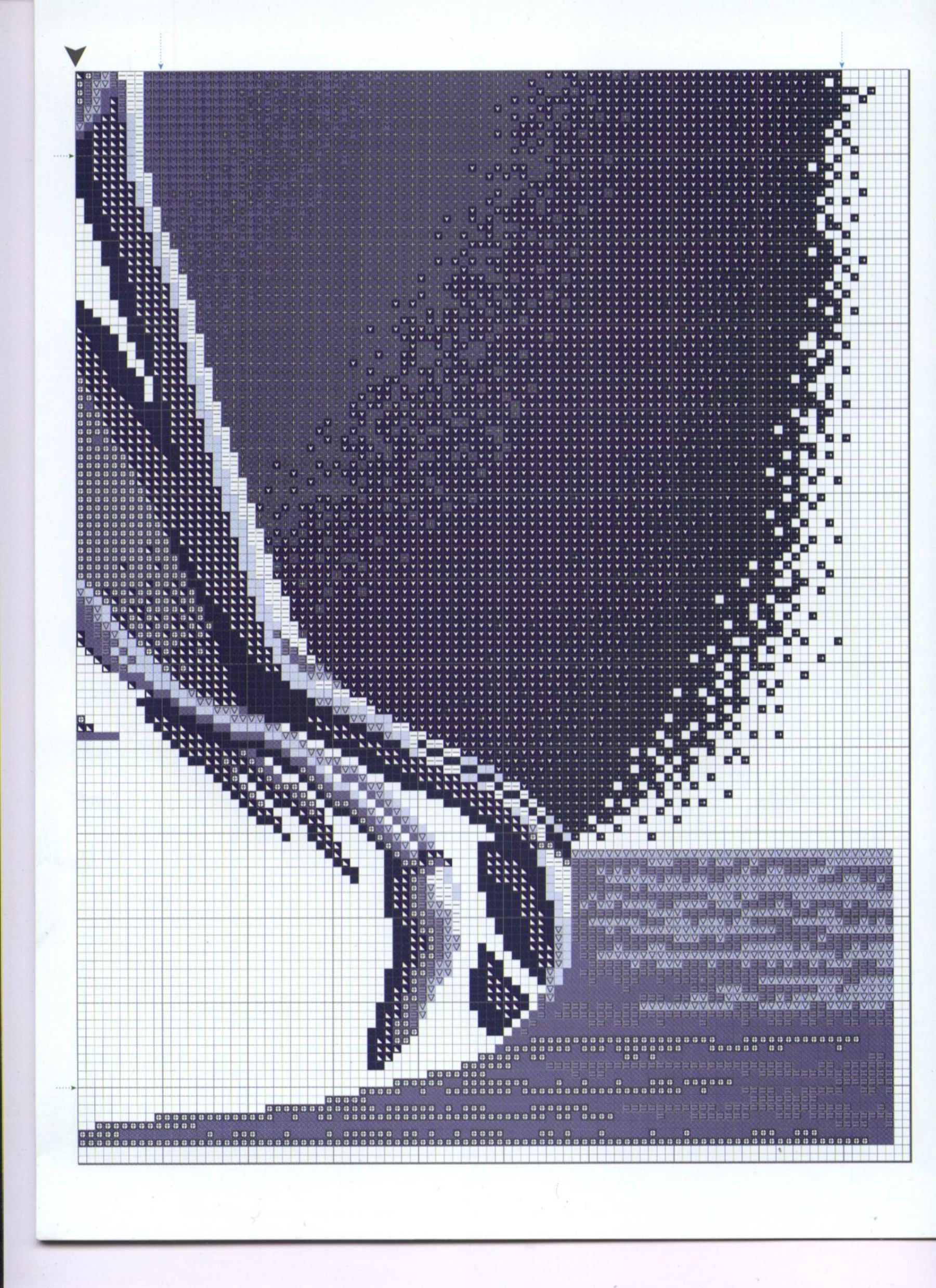 Schema punto croce Nudo 5