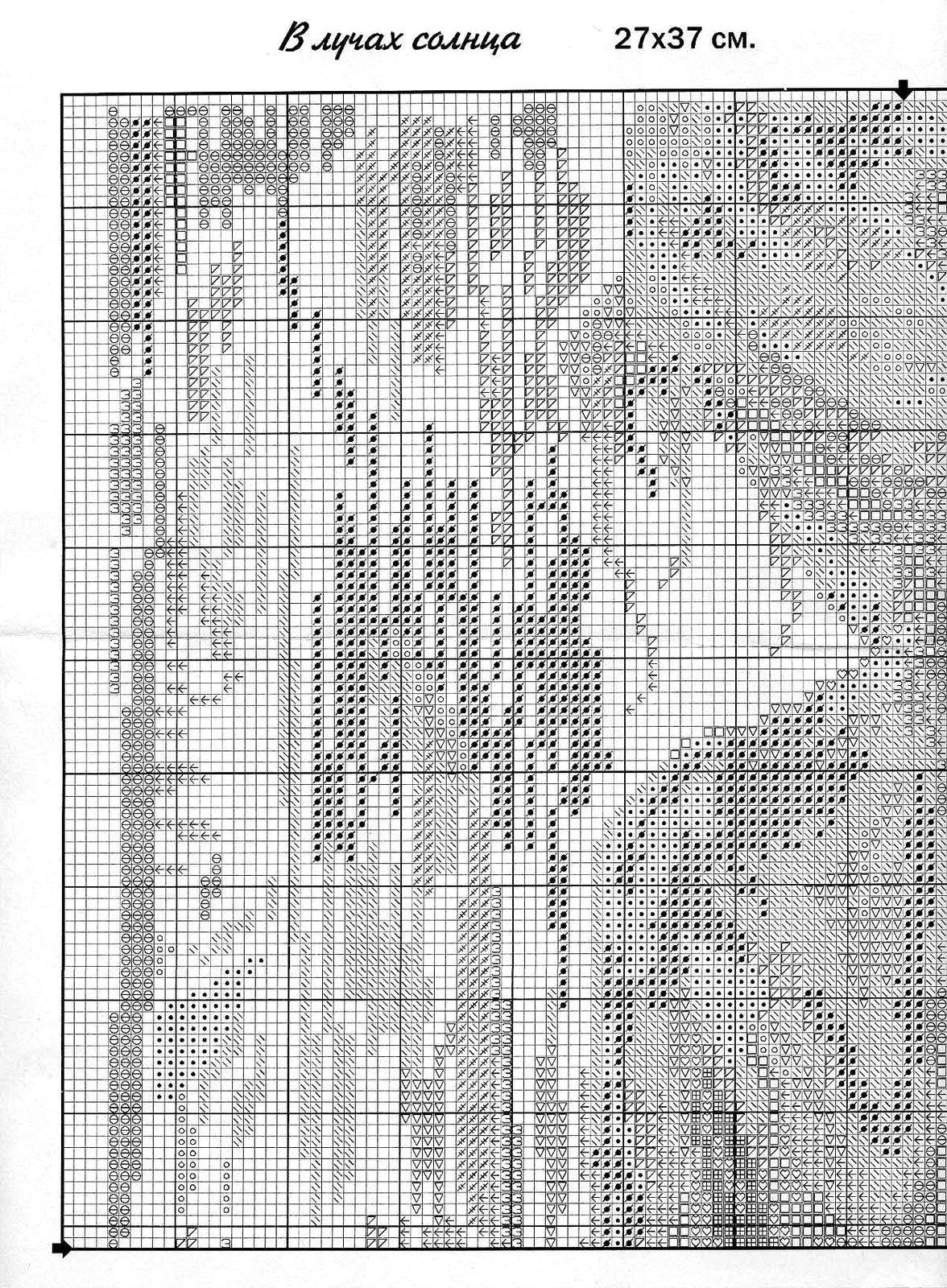 Schema punto croce Raggi Di Sole 2