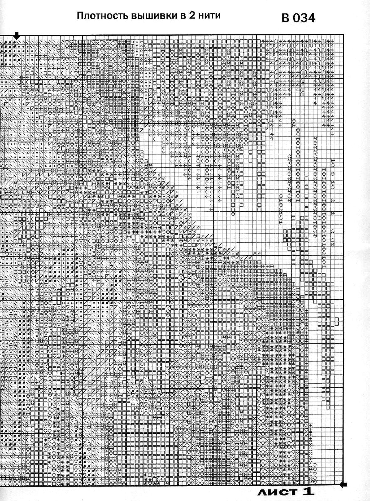 Schema punto croce Raggi Di Sole 3
