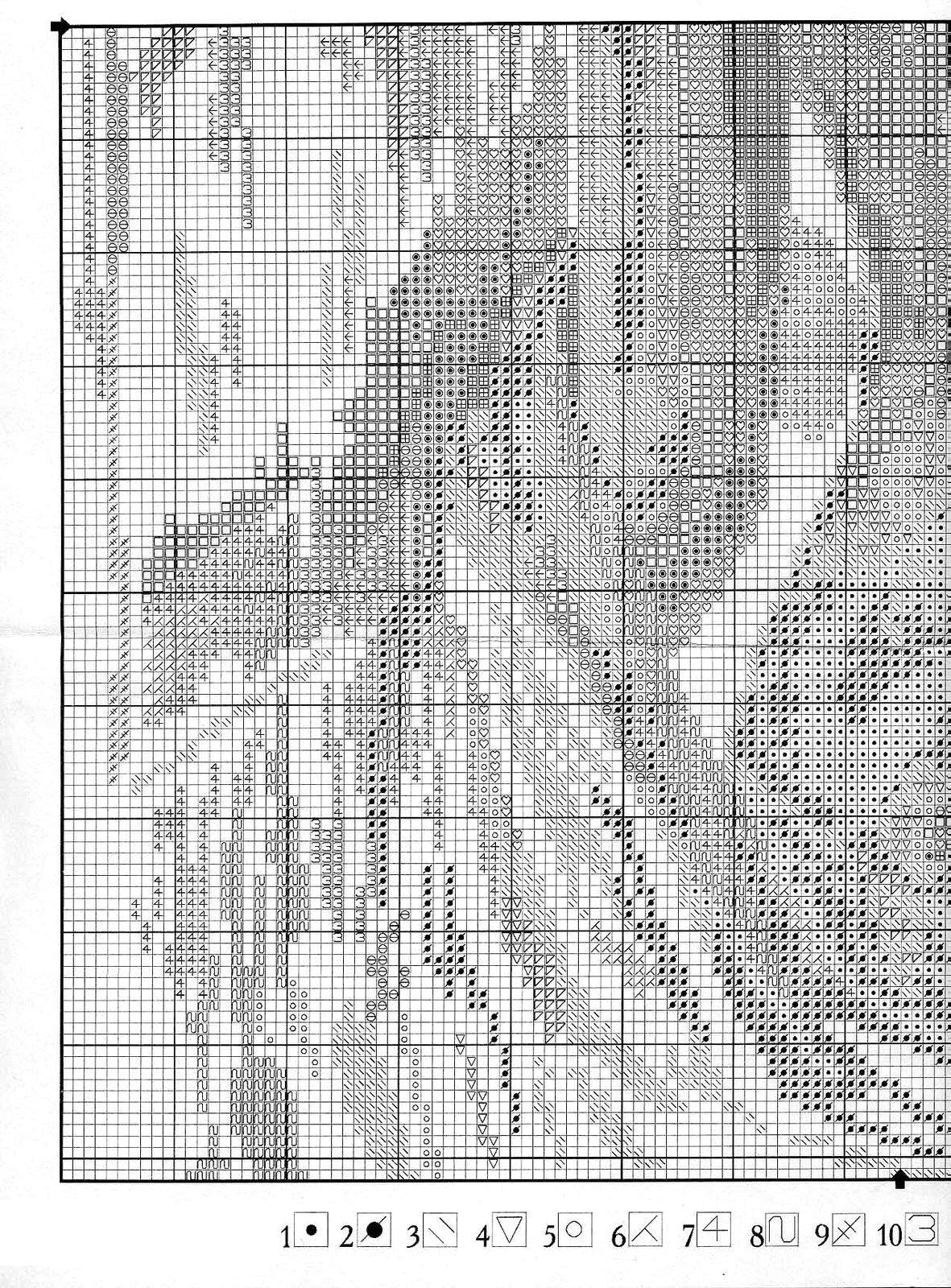 Schema punto croce Raggi Di Sole 4