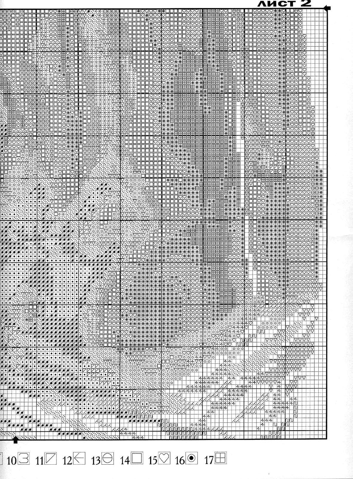 Schema punto croce Raggi Di Sole 5