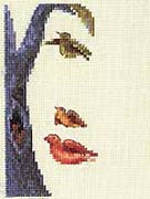 Schema punto croce Bird Woman2