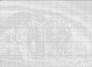 Schema punto croce Donna Sdraiata 2