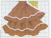 Schema punto croce Spagnola Rossa 3
