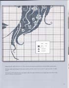Schema punto croce Viso Monocromato 1