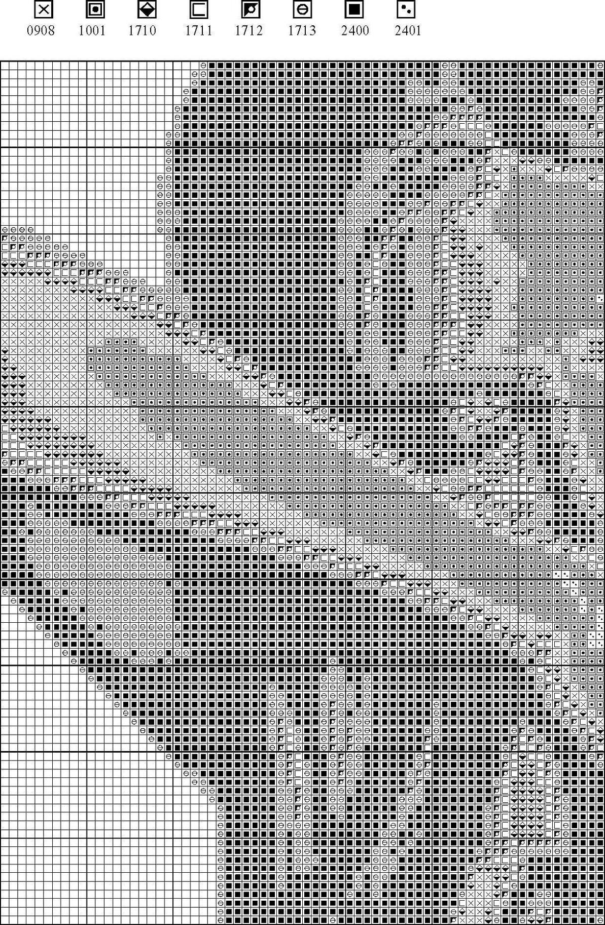 Schema punto croce Woman 2