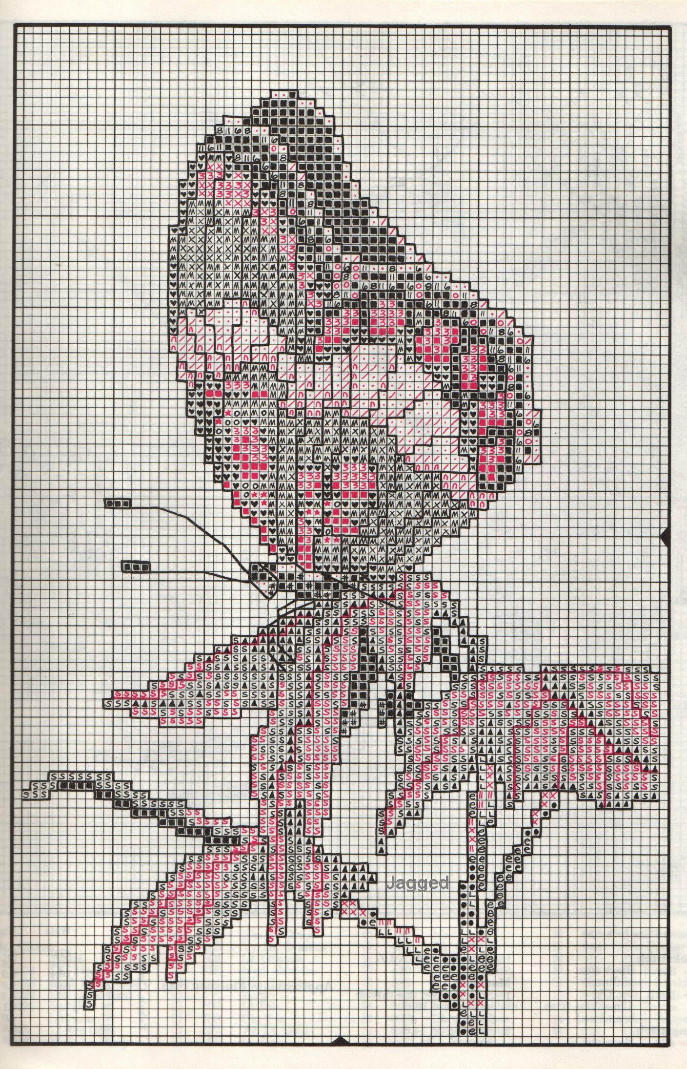 Schema punto croce Butterfly