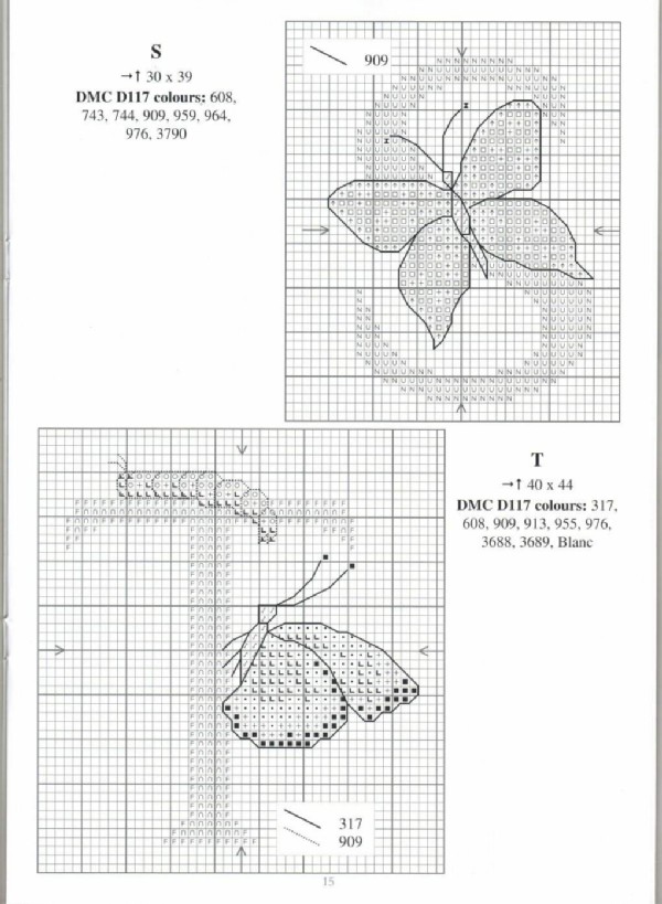 Schema punto croce Farfalla St