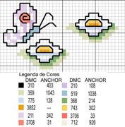 Schema punto croce Farfalla 4
