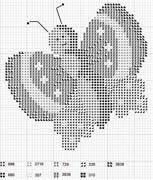 Schema punto croce Farfalla 8