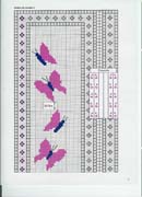 Schema punto croce Farfalle 18