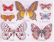 Schema punto croce Farfalle 23