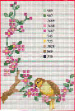 Schema punto croce Fiori fiori 23