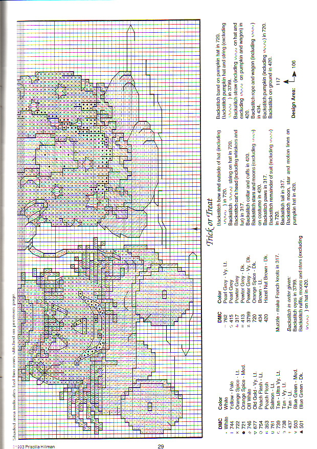 Schema punto croce Feste Con Gatti 1l