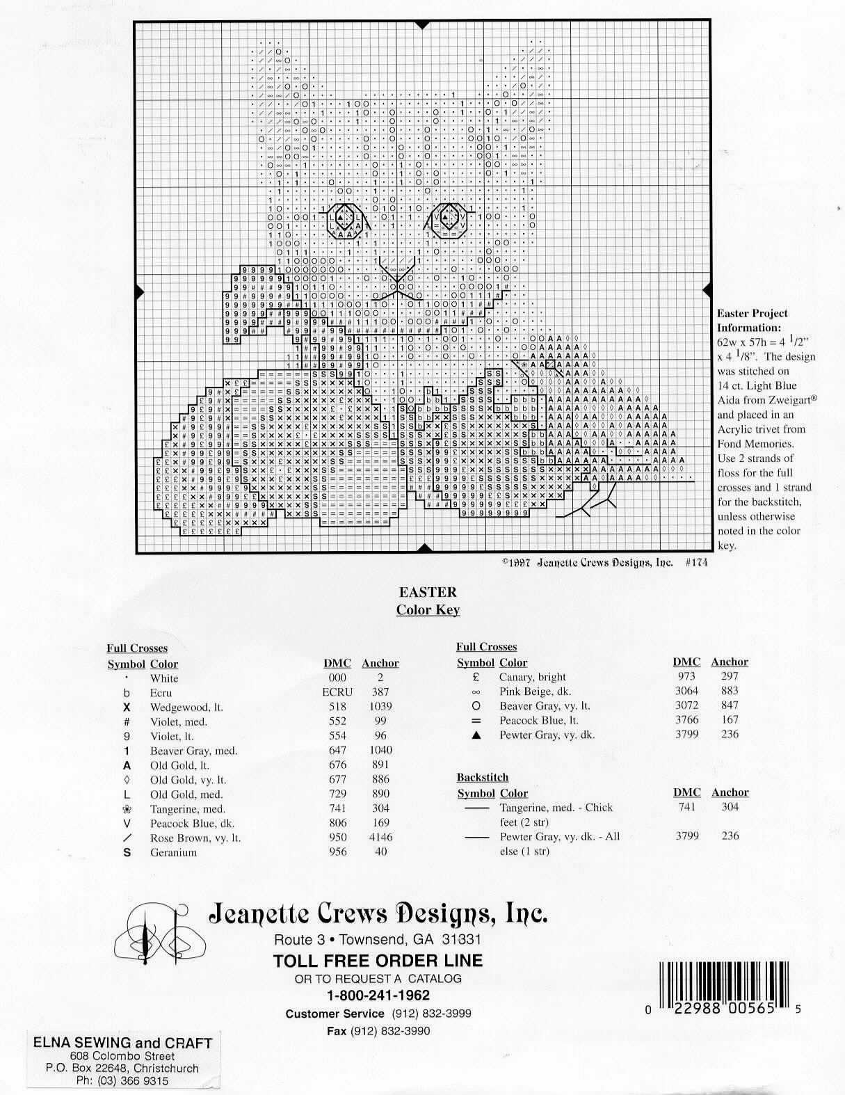 Schema punto croce Gatto Con Uccellino