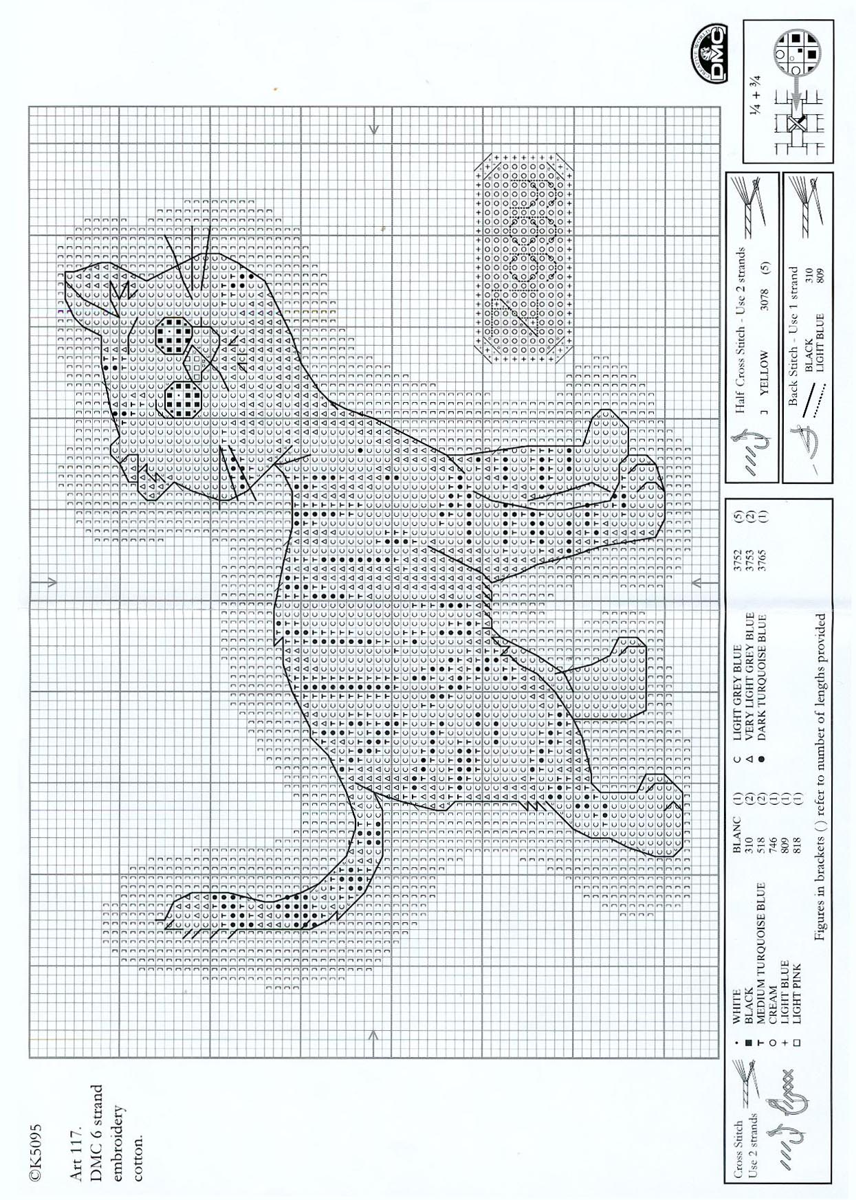 Schema punto croce Gatto Ziggy 2