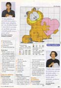 Schema punto croce Garfield 03