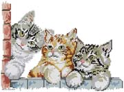 Schema punto croce Gattini Bellini