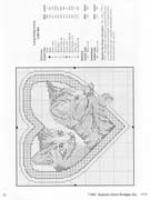 Schema punto croce Gattini Cuore