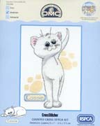 Schema punto croce Gatto Cassie1