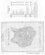 Schema punto croce Gatto Compleanno
