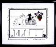 Schema punto croce Gatto Nero Lavello1