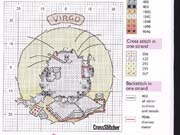 Schema punto croce Gatto Vergine
