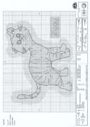 Schema punto croce Gatto Ziggy 2