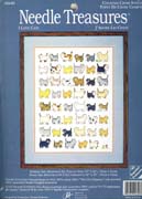 Schema punto croce Quadro Gattini1