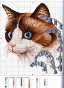 Schema punto croce Quattro Gatti5