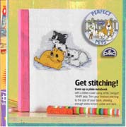 Schema punto croce Tre Gattini1