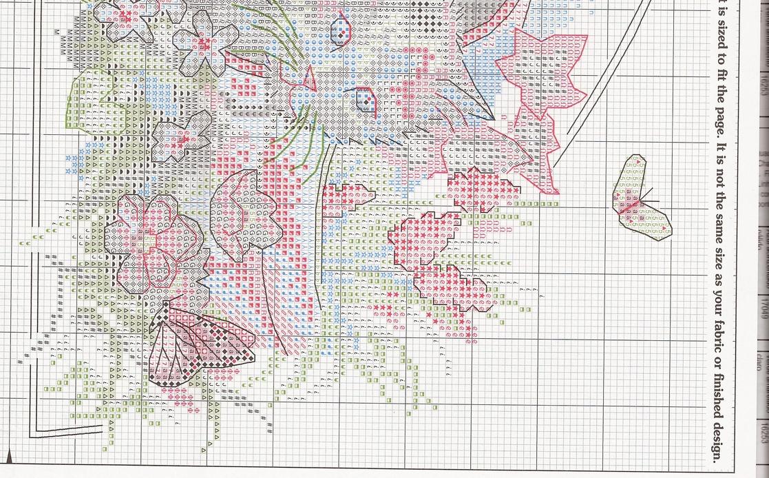 Schema punto croce Stagioni Gatti 1k