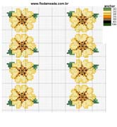 Schema punto croce Girasoli 11