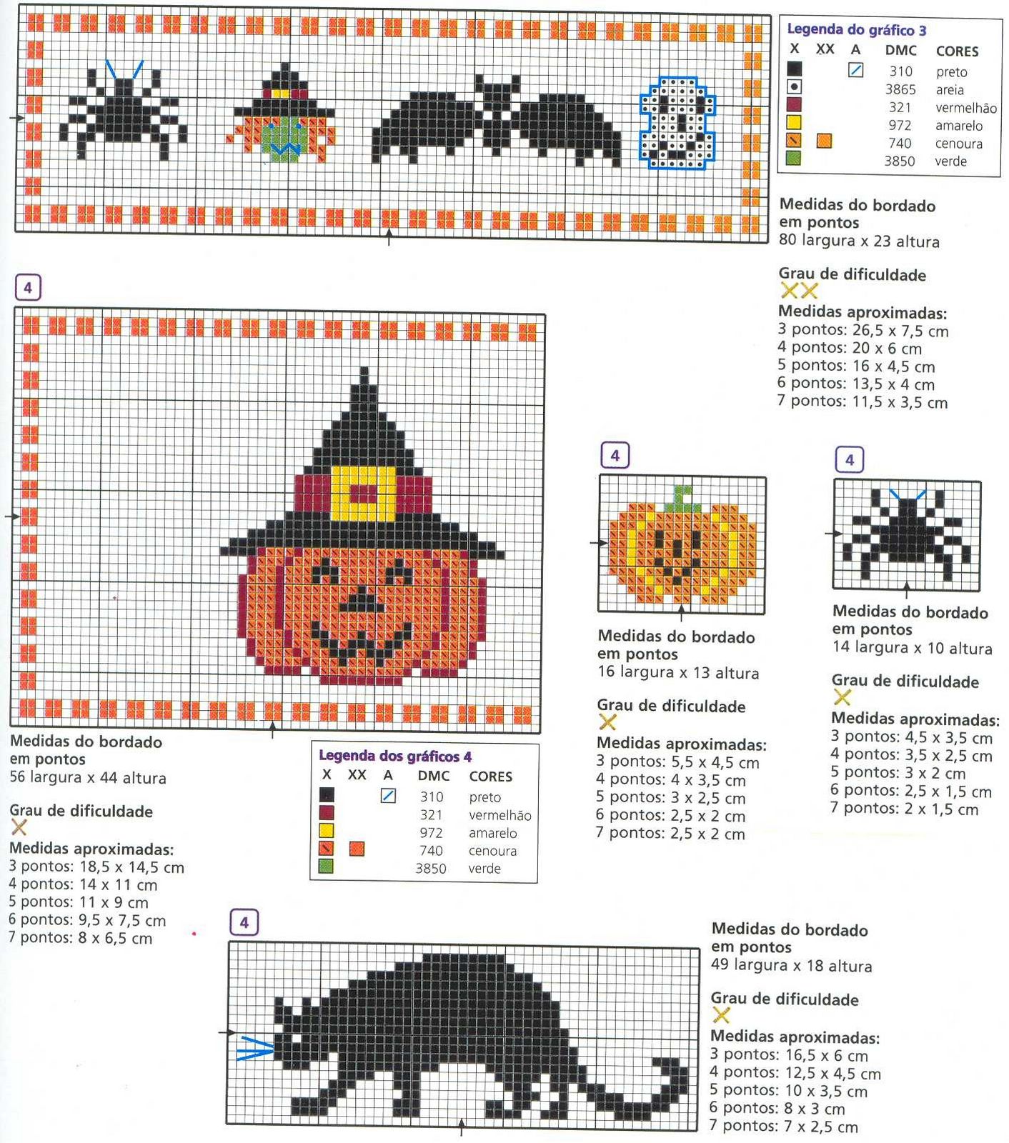 Schema punto croce Halloween 2