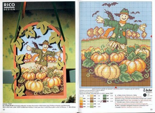 Schema punto croce Halloween 3