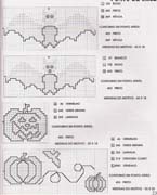 Schema punto croce Halloween Alfabeto 2