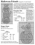 Schema punto croce Halloween Friends