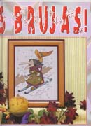 Schema punto croce Strega Sulla Neve 1