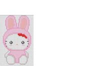 Schema punto croce Hello Kitty 46
