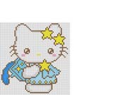 Schema punto croce Hello Kitty 54
