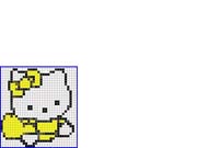 Schema punto croce Hello Kitty 62