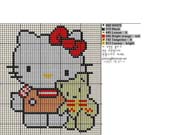 Schema punto croce Hello Kitty 73