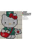 Schema punto croce Hello Kitty 75