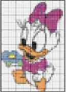 Schema Punto croce Baby Paperina 3