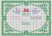 Shema 50 anni cornice 