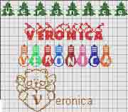 Schema punto a croce Natale 10