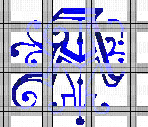 Schema punto croce A Kelly